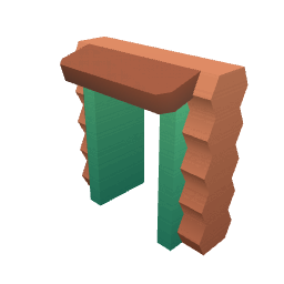 Cabin Overhang Doorway